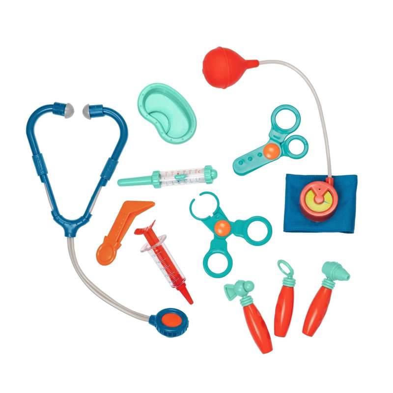 Battat Little Doctors Kit Deluxe Doctor Set w/Scrubs Top & Mask