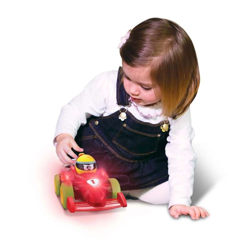 Bburago Junior Push & Glow - Formula Fun - Red