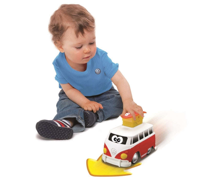 Bb Junior Press & Go VW Samba Bus - Blue