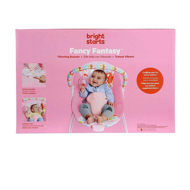 Bright Starts Fancy Fantasy Vibrating Bouncer - UNBOXED