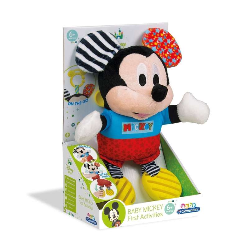Disney Baby Mickey First Activities Basic Plush Rattle