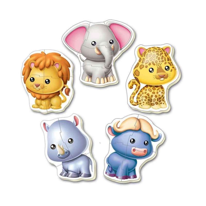 Educa Baby Wild Animals - 5 Puzzles