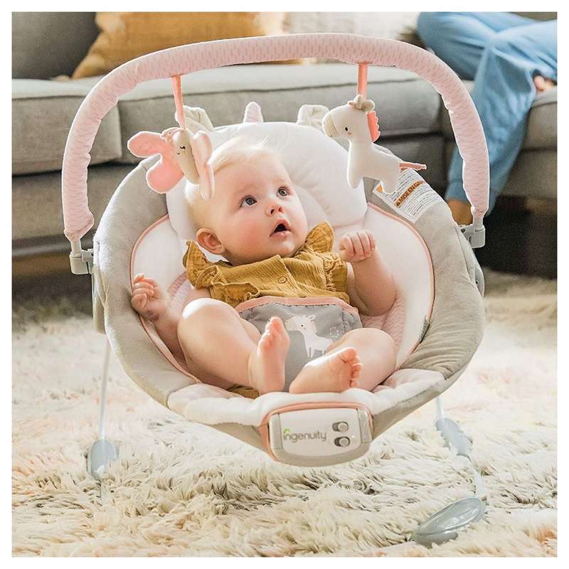 Ingenuity Cradling Bouncer - Flora - UNBOXED