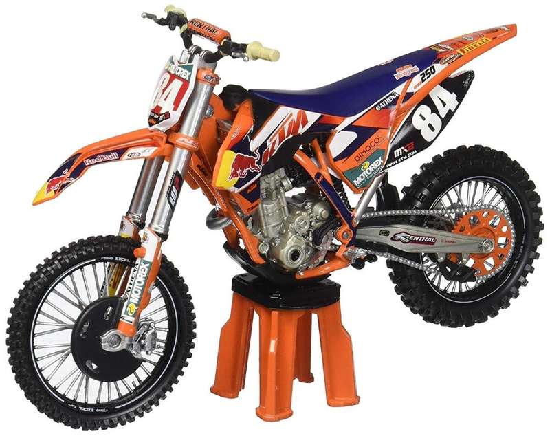 KTM 250 SXF #84 Red Bull Orange 2014 1:12