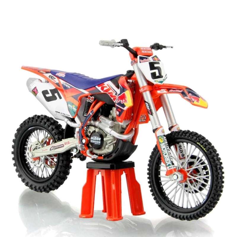 KTM 450 SXF #5 Red Bull Orange 2014 1:12