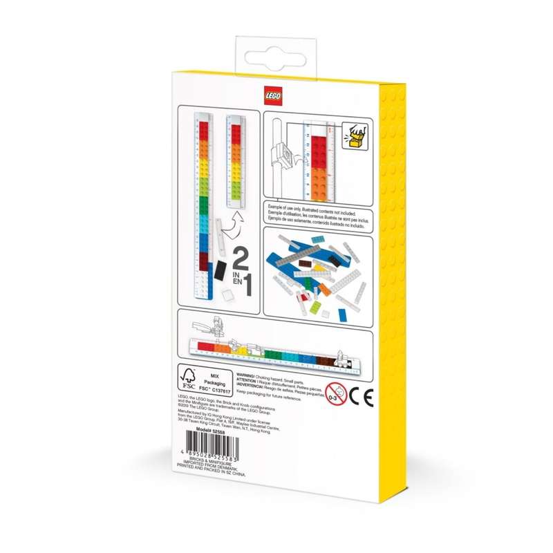 LEGO® Buildable Ruler With Minifigure