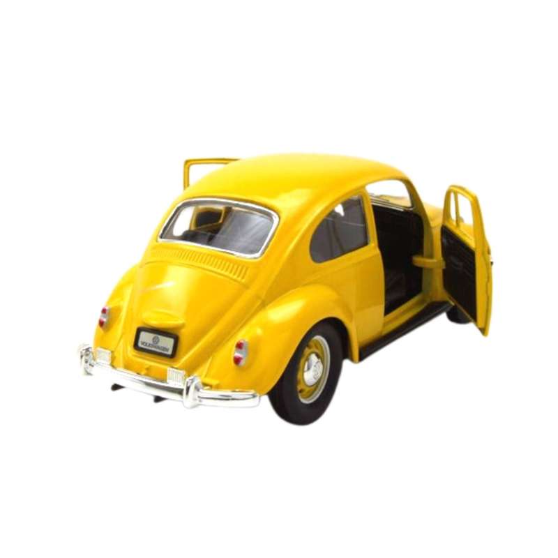 Lucky Diecast Volkswagen Beetle 1967 Bright Yellow 1:24 Scale Diecast Car