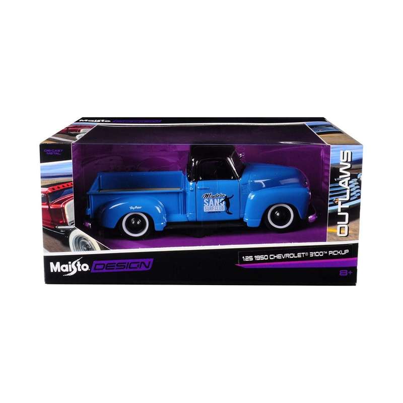 Maisto 1:25 Chev 3100 Pickup 1950 Design - Blue