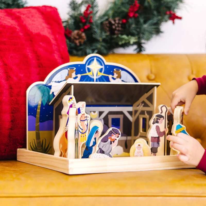 Melissa & Doug Christmas Nativity Set