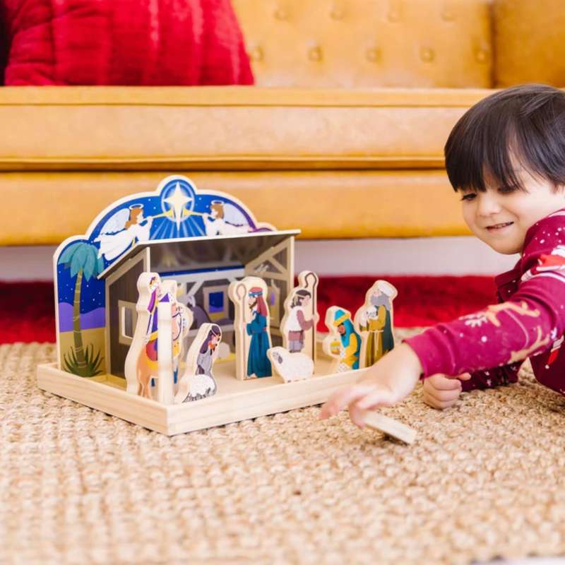 Melissa & Doug Christmas Nativity Set