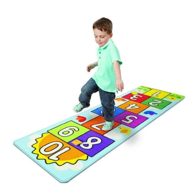 Melissa & Doug Hop & Count Hopscotch Rug