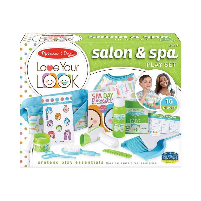 Melissa & Doug LOVE YOUR LOOK!  Salon & Spa Play Set