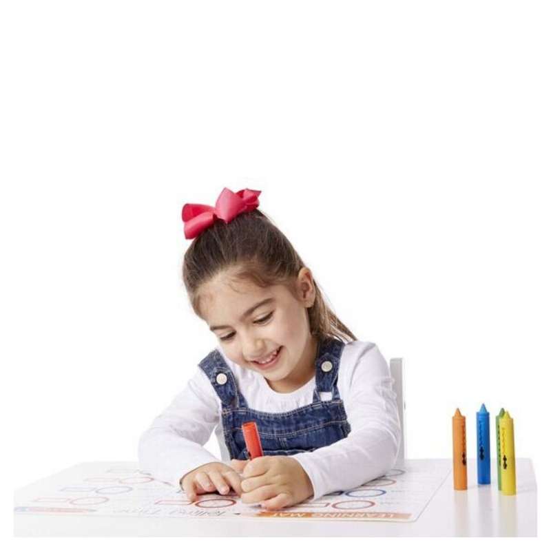 Melissa & Doug Learning Mat Crayons 5 Colours