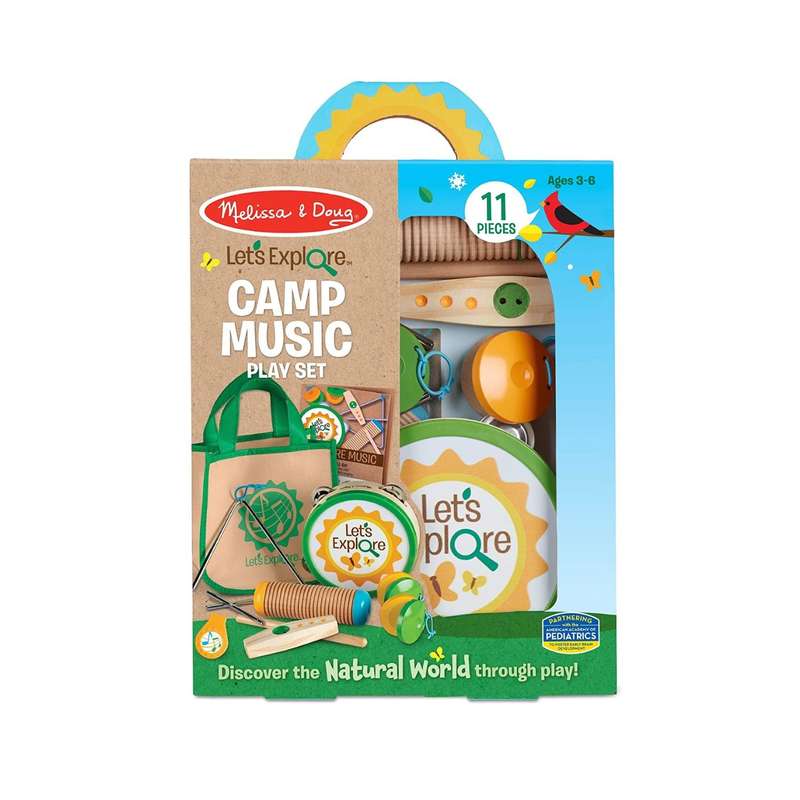 Melissa & Doug Let's Explore Camp Music Play Set