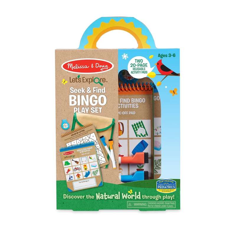 Melissa & Doug Let's Explore Seek & Find Bingo Play Set