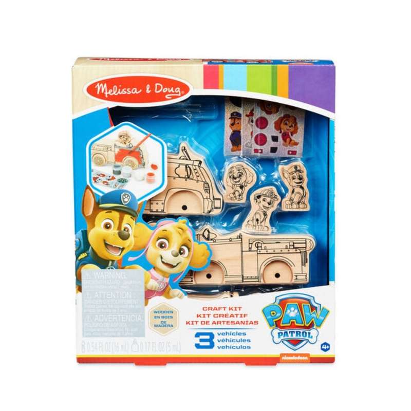 Melissa & Doug Paw Patrol Craft Kit - Vehicles