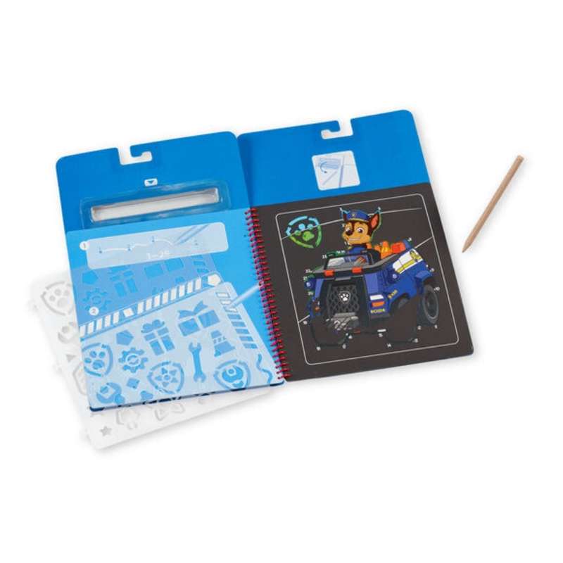Melissa & Doug Paw Patrol Scratch Art - Chase