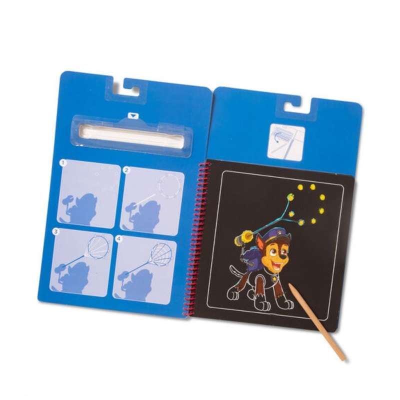 Melissa & Doug Paw Patrol Scratch Art - Chase