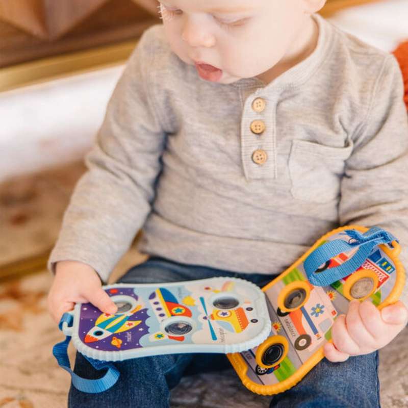 Melissa & Doug Poke-A-Dot Tag Along Vehicles