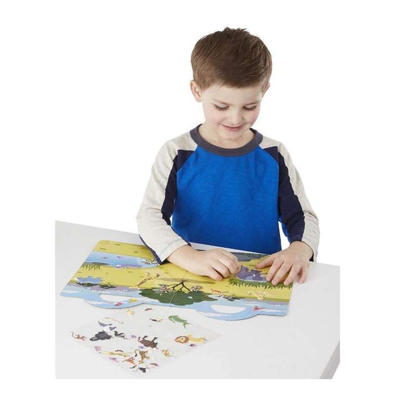 Melissa & Doug Puffy Sticker Play Set: Safari
