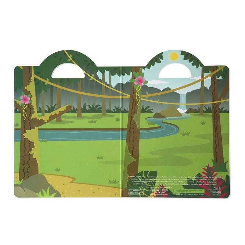 Melissa & Doug Puffy Sticker Play Set: Safari