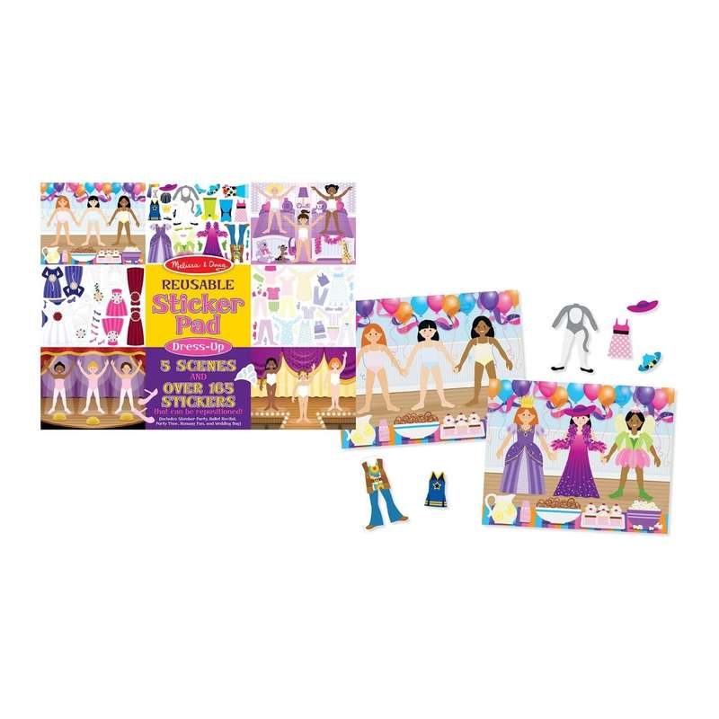 Melissa & Doug Reusable Sticker Pad - Dress-Up