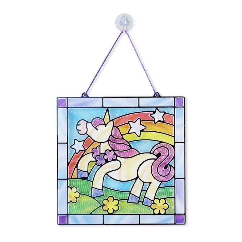 Melissa & Doug Stained Glass - Unicorn