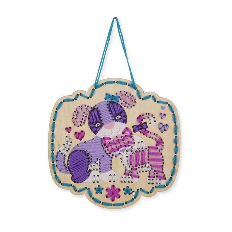 Melissa & Doug Stitch by Color Puppy & Kitten Toy