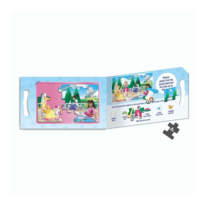 Melissa & Doug Take Along Magnetic Jigsaw Puzzles - Princesses