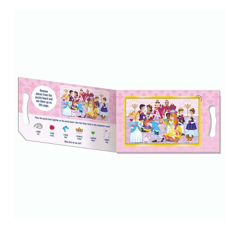 Melissa & Doug Take Along Magnetic Jigsaw Puzzles - Princesses