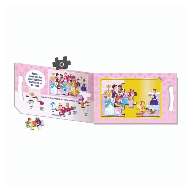 Melissa & Doug Take Along Magnetic Jigsaw Puzzles - Princesses