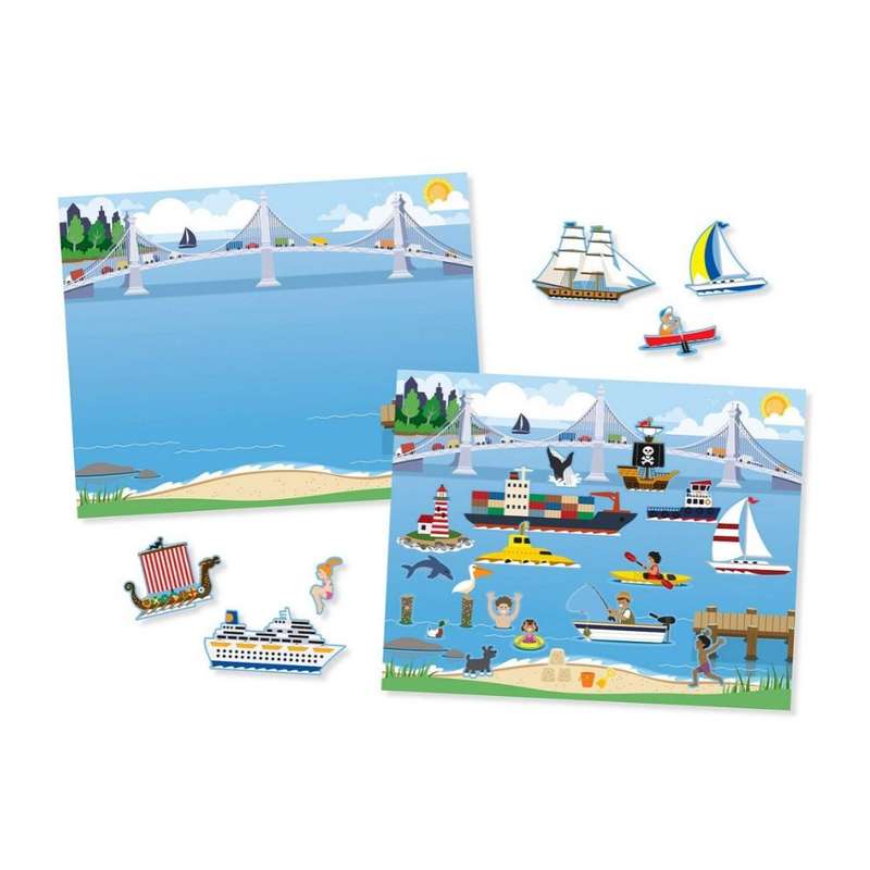 Melissa & Doug Vehicle Reusable Sticker Pad