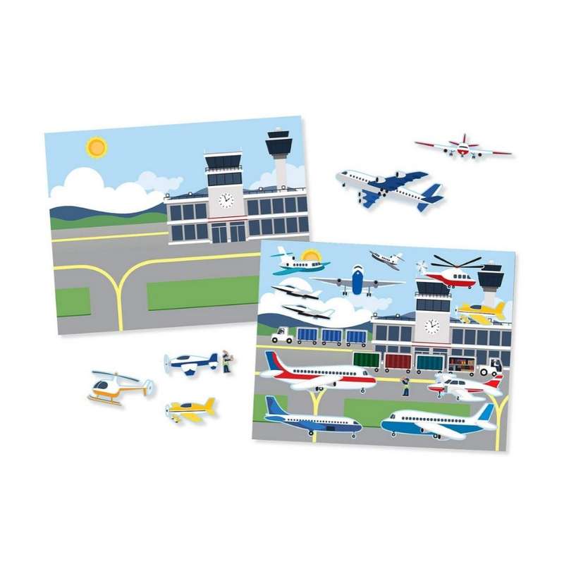 Melissa & Doug Vehicle Reusable Sticker Pad