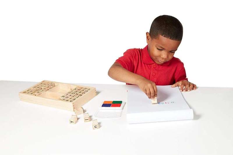 Melissa & Doug Alphabet Stamp Set