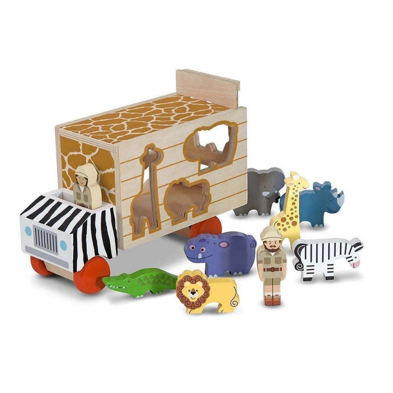 Melissa & Doug Animal Rescue Shape Sorting Truck