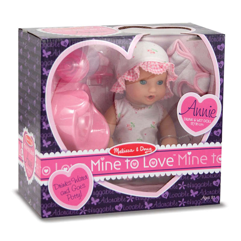 Melissa & Doug Annie - 12 Inch Drink and Wet Doll