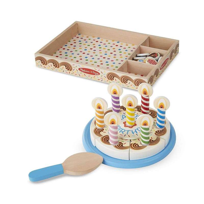 Melissa & Doug Birthday Party Wooden Play Food
