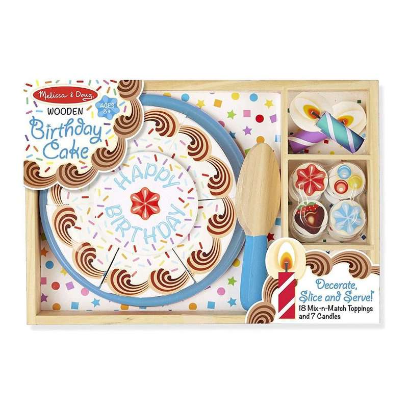 Melissa & Doug Birthday Party Wooden Play Food