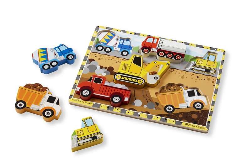 Melissa & Doug Chunky Puzzle - Construction