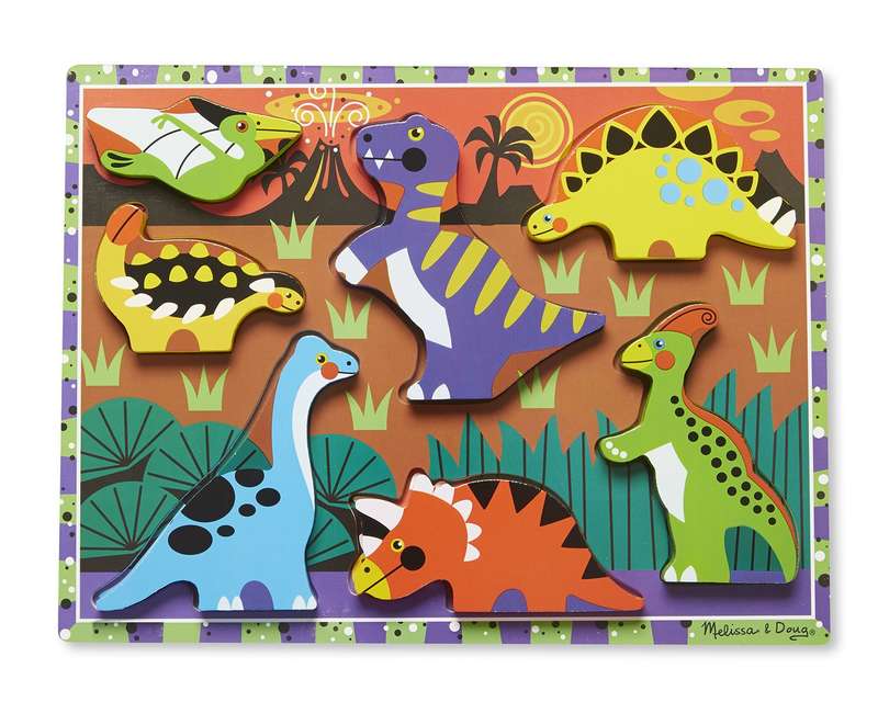 Melissa & Doug Chunky Puzzle - Dinosaurs