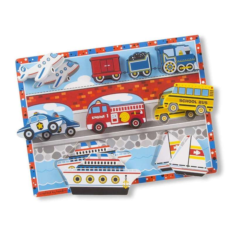 Melissa & Doug Chunky Puzzle - Vehicles