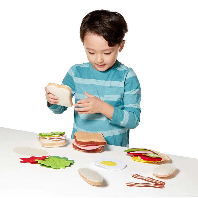 Melissa & Doug Felt Play Food Sandwich Set