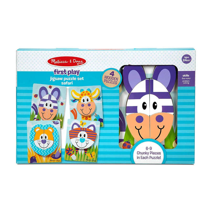 Melissa & Doug First Play Jigsaw Puzzle Set Safari