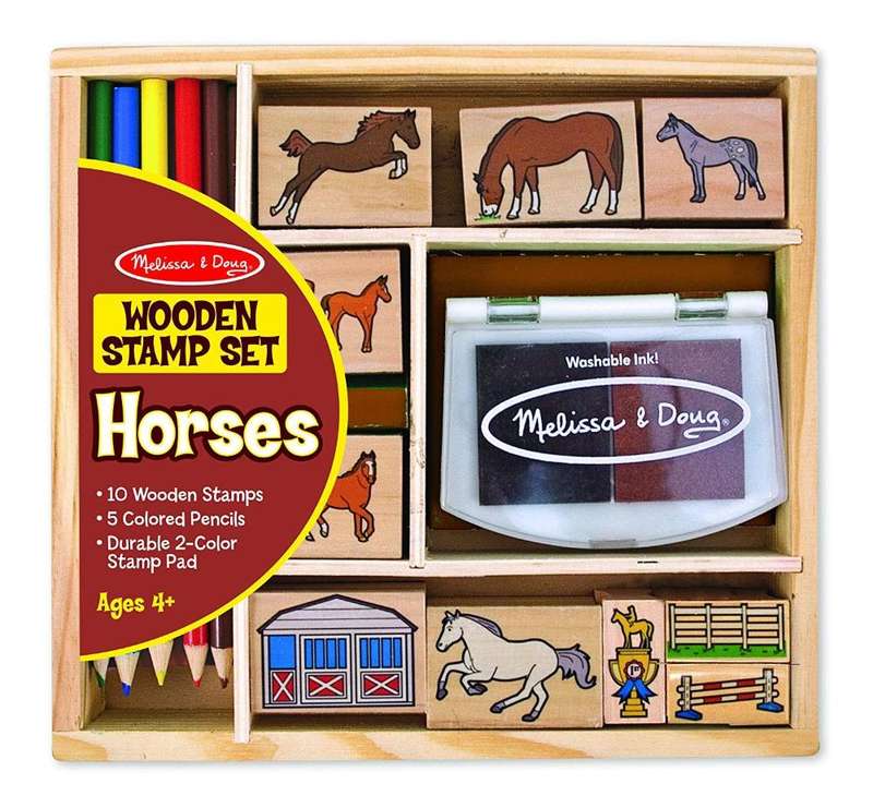 Melissa & Doug Horses Stamp Set