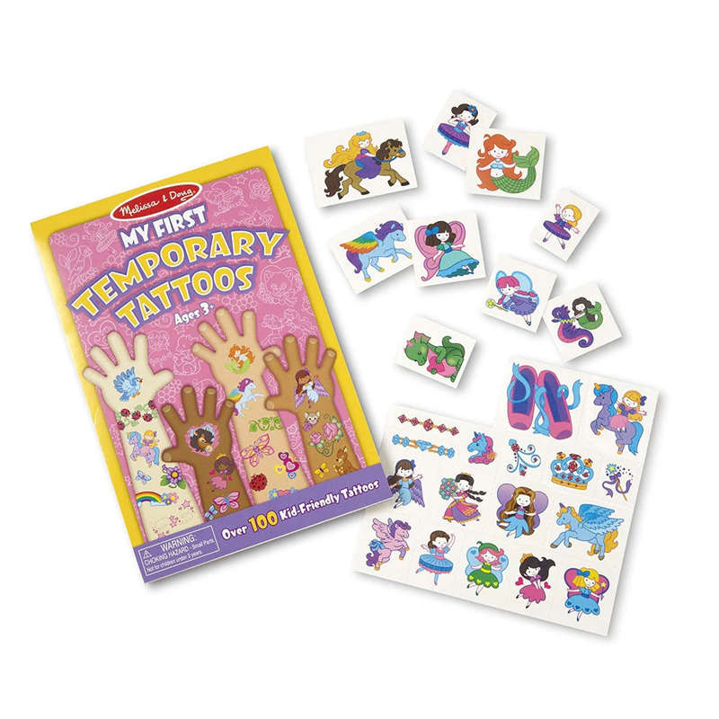Melissa & Doug My First Temporary Tattoos Pink