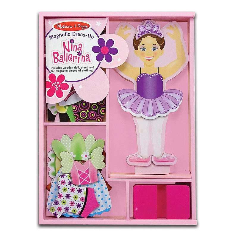 Melissa & Doug Nina Ballerina Magnetic Dress-Up Set