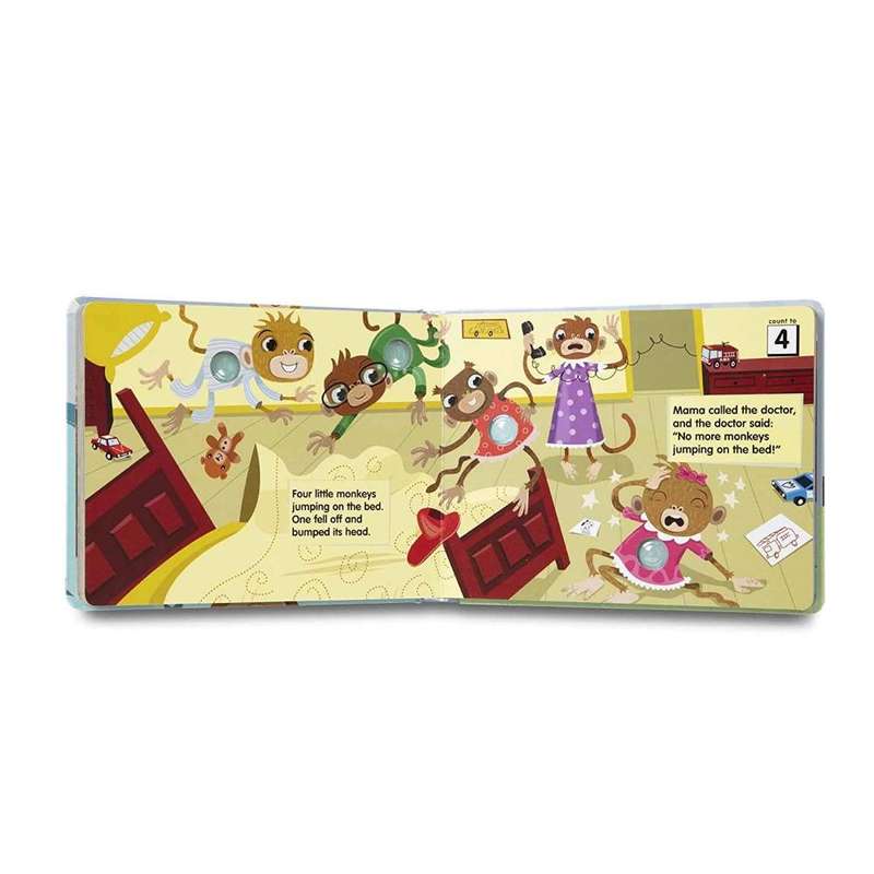 Melissa & Doug Poke-A-Dot 10 Little Monkeys