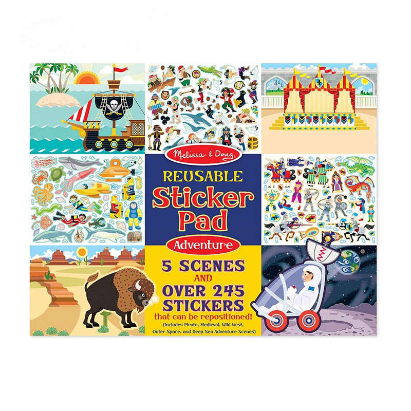 Melissa & Doug Reusable Adventure Sticker Pad