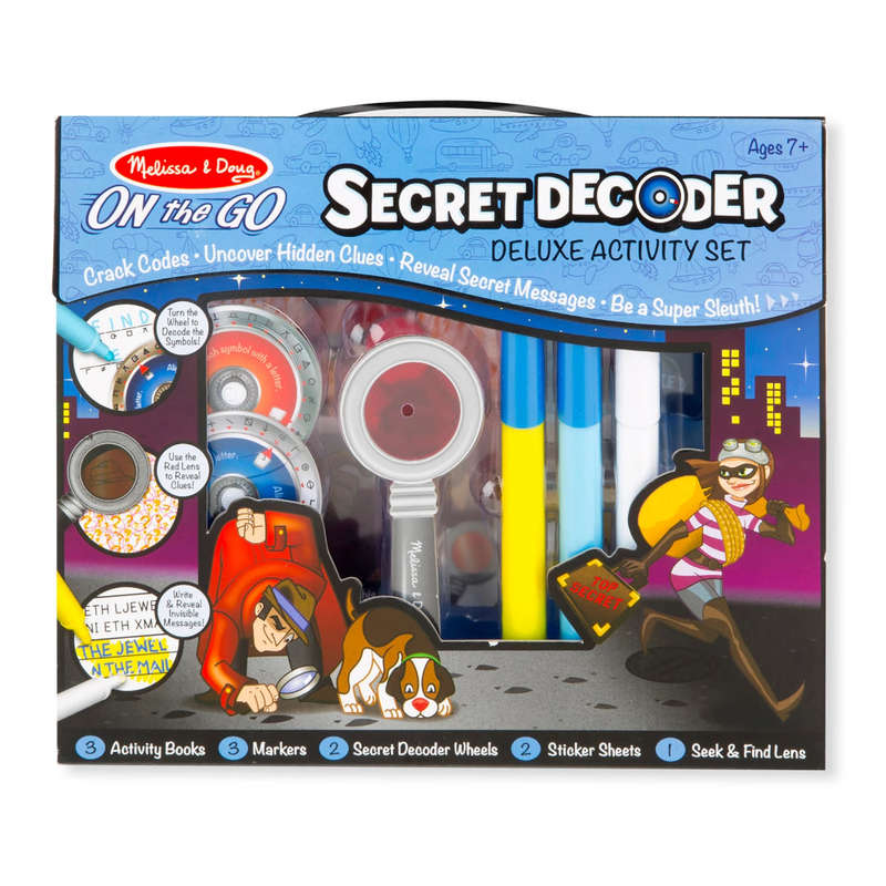 Melissa & Doug Secret Decoder Deluxe Activity Set