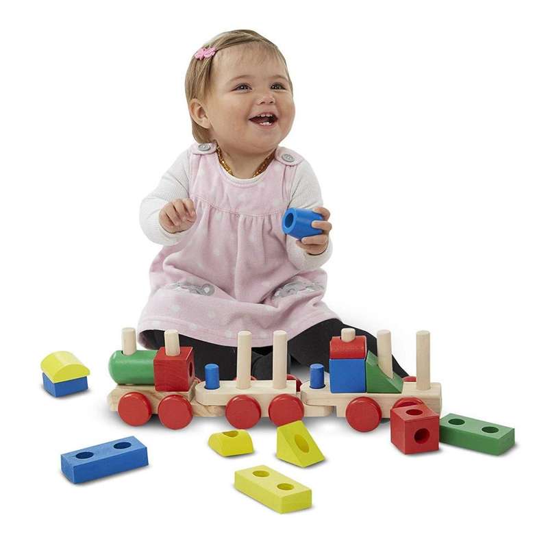 Melissa & Doug Stacking Train Toddler Toy